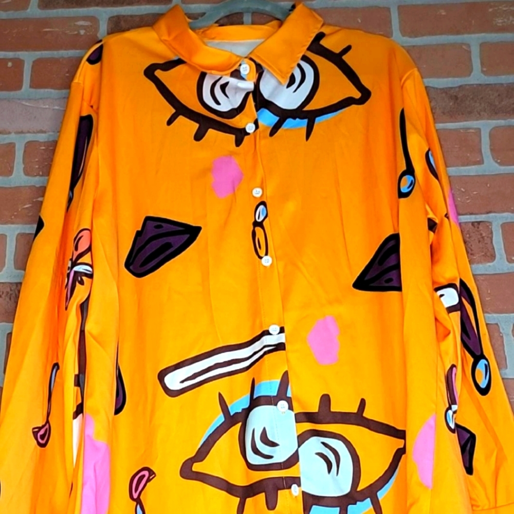 Abstract shirt, boutique, size 2X/3X